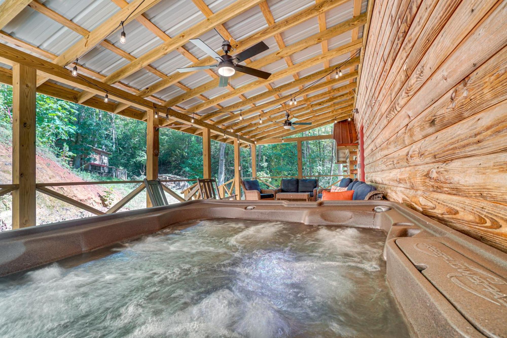 Villa North Georgia Mtn Escape With Hot Tub And Games! Sautee Nacoochee Exterior foto
